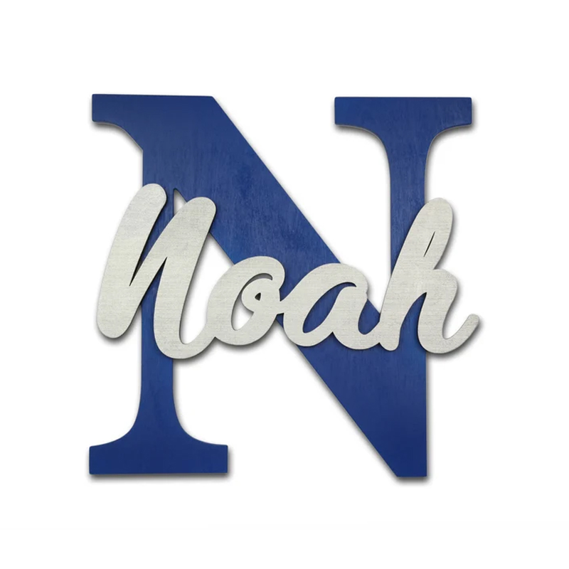 Baby Nursery Letters - Bảng Chữ Cái Bằng Gỗ, Cho
