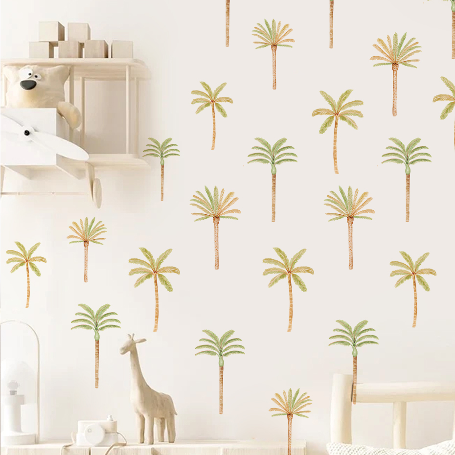 Boho Coconut Palm Tree Wall St - đánh giá và giá Baby Girl Nursery Quotes