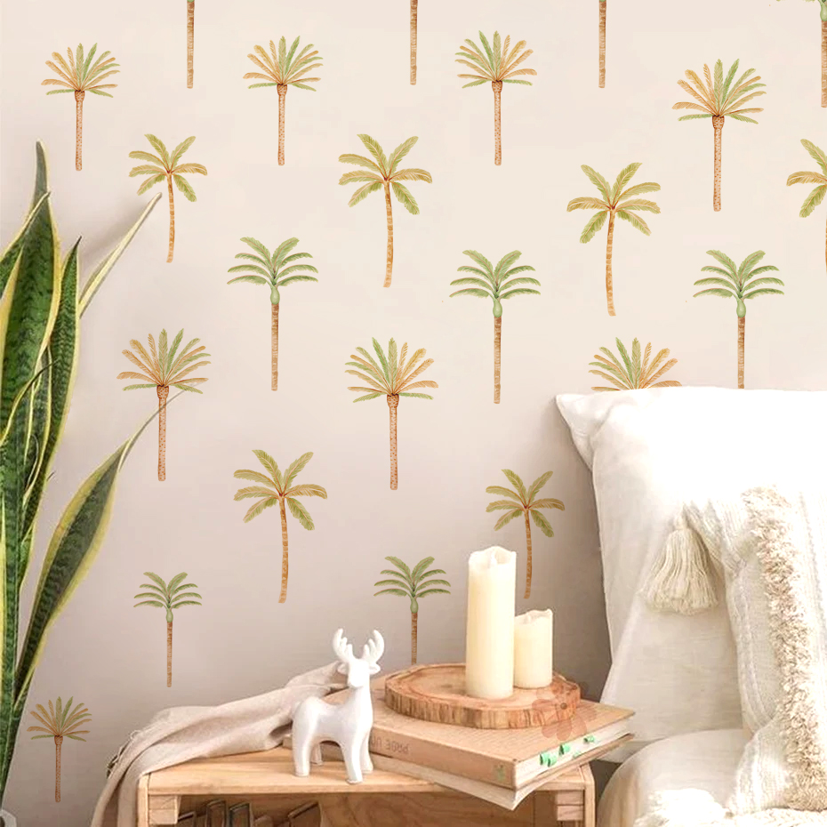 Boho Coconut Palm Tree Wall St - đánh giá và giá Baby Girl Nursery Quotes