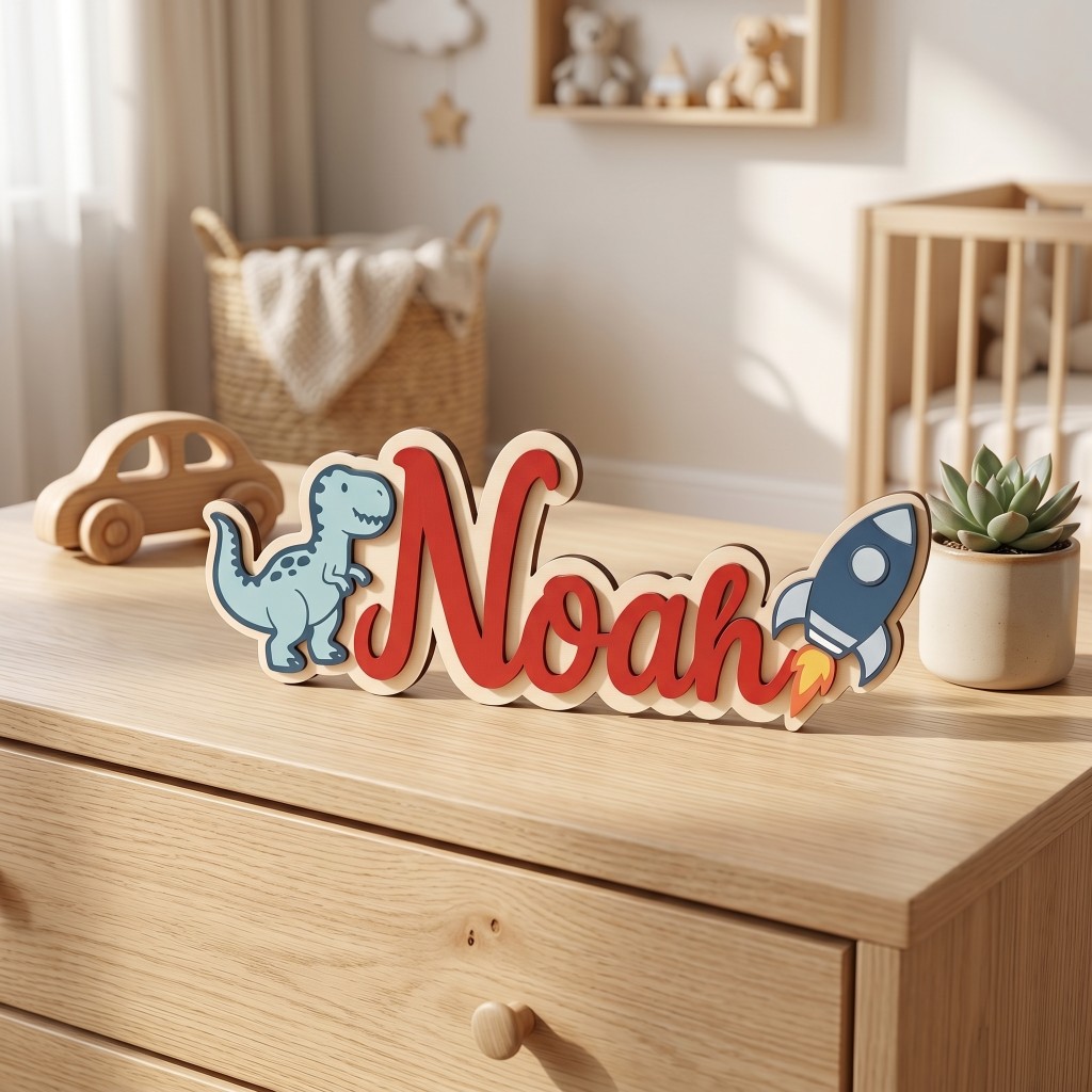Custom Dinosaur Rocket Baby Na - đánh giá và giá Baby Nursery Themes Boy