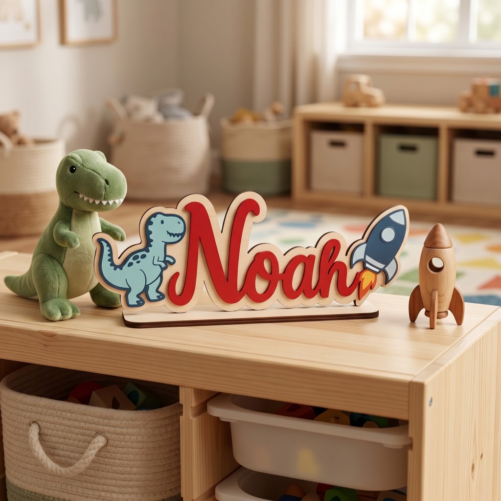 Custom Dinosaur Rocket Baby Na - đánh giá và giá Baby Nursery Themes Boy