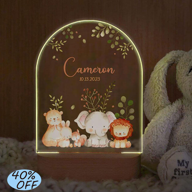 Custom Name Baby Night Light P - đánh giá và giá Baby Nursery Decor Ideas