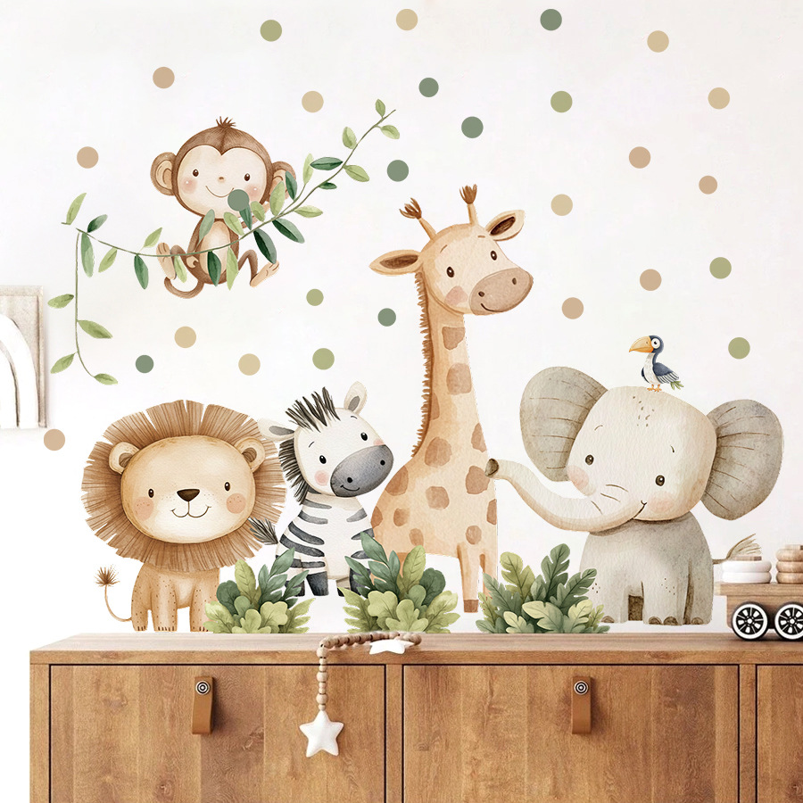 Boho Forest Animals Wall Stick - đánh giá và giá Baby Girl Nursery Quotes