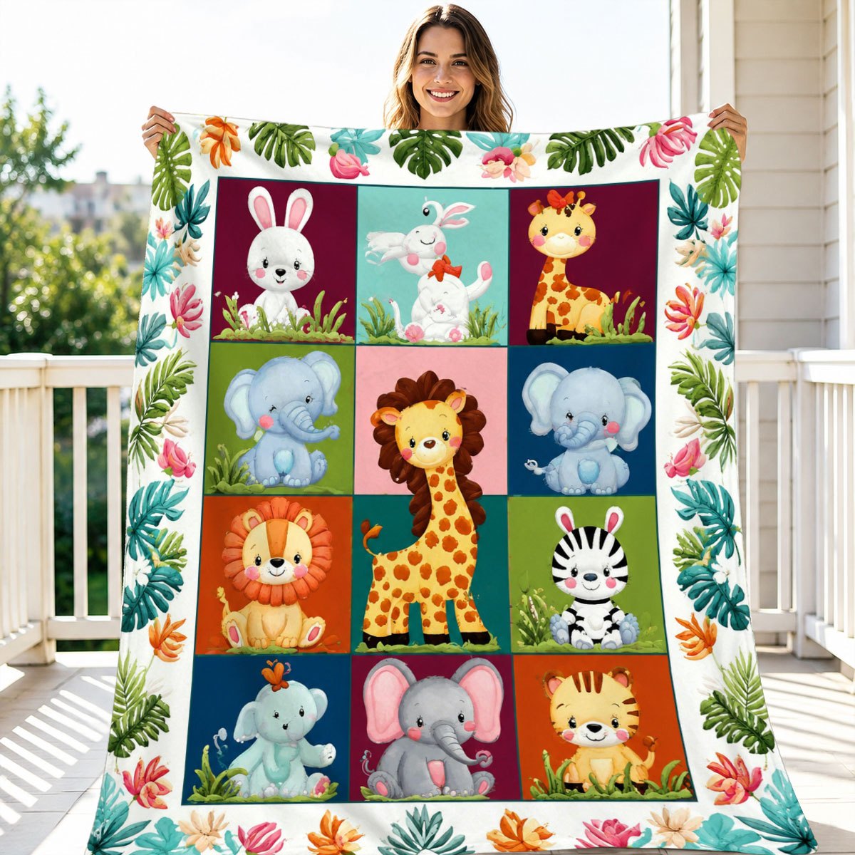 Ultra Cute Safari Animal Print - đánh giá và giá Baby Nursery Themes Boy