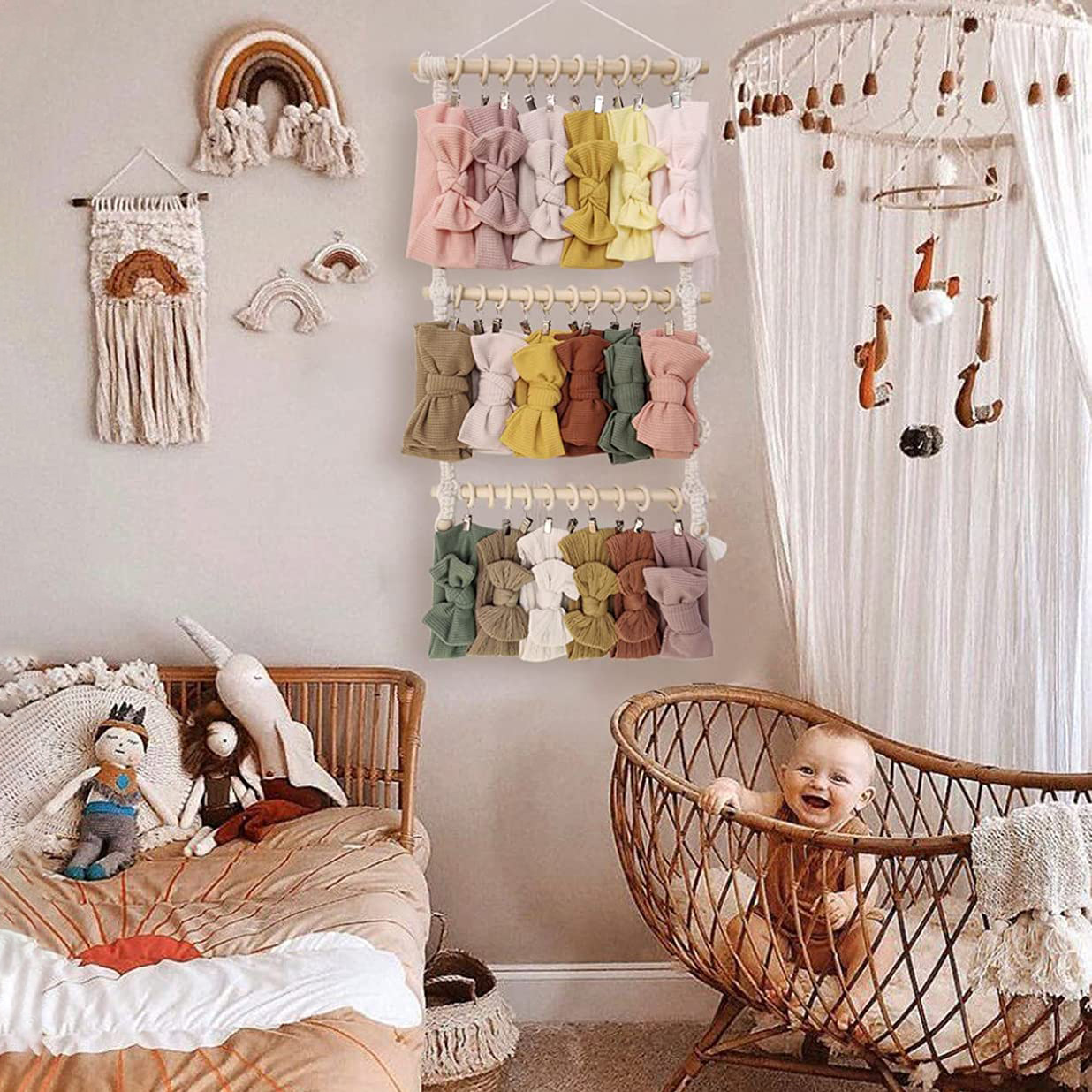 Macrame Wall Hanging Boho Head - đánh giá và giá Baby Nursery Decor Ideas