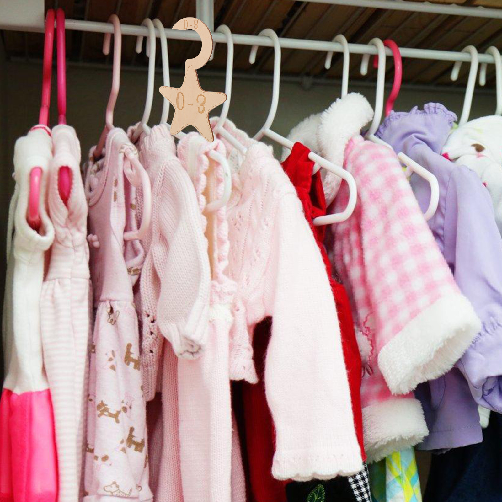 7Pcs Baby Clothes Closet Divid - đánh giá và giá Baby Nursery Organizer