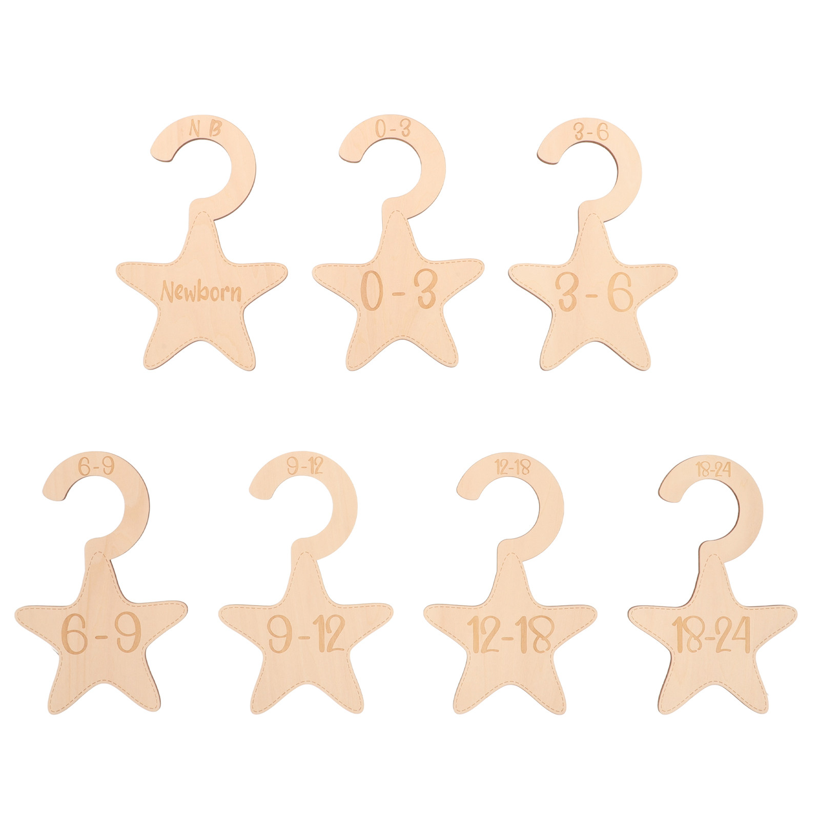 7Pcs Baby Clothes Closet Divid - đánh giá và giá Baby Nursery Organizer