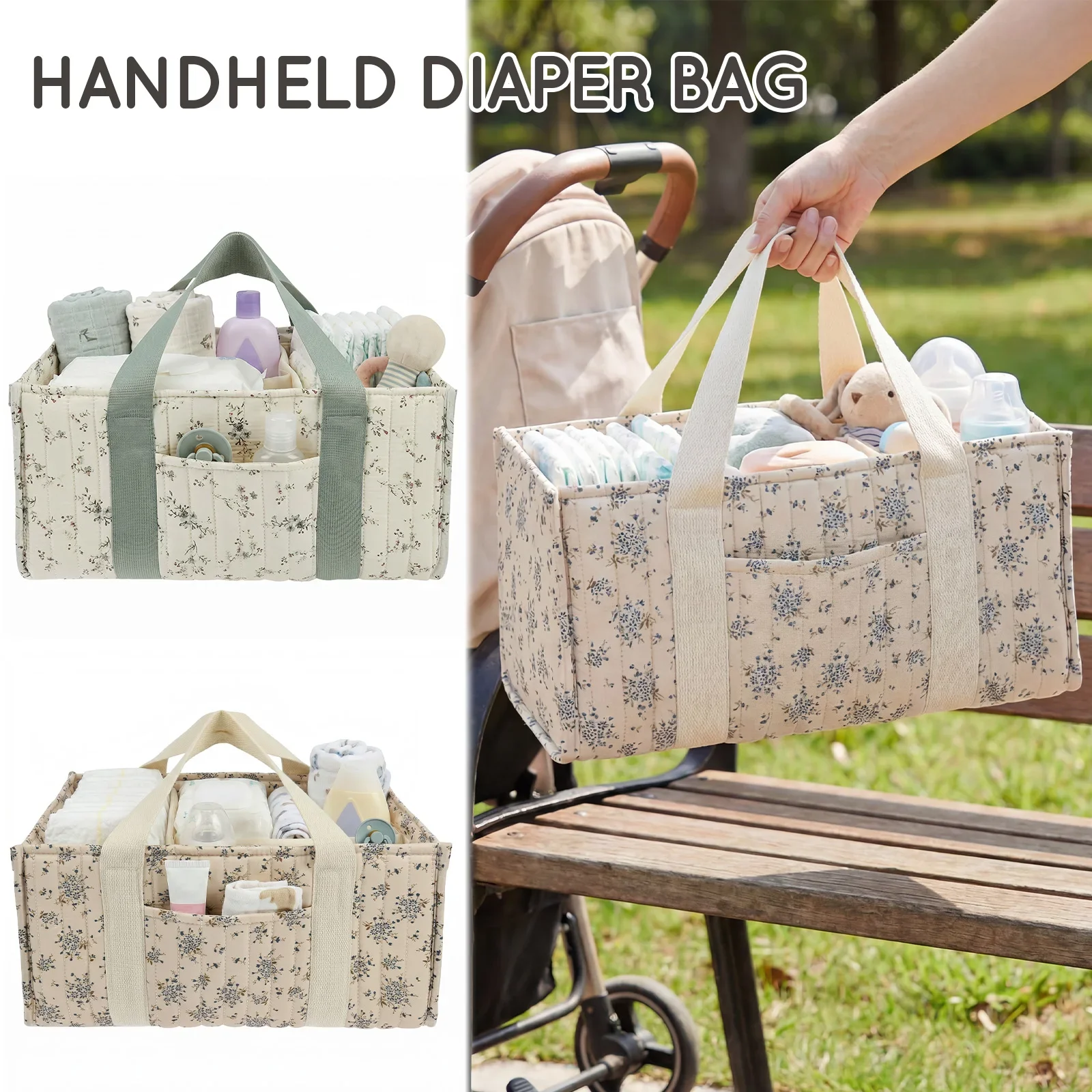 Foldable Diaper Caddy Organize - đánh giá và giá Baby Nursery Organizer