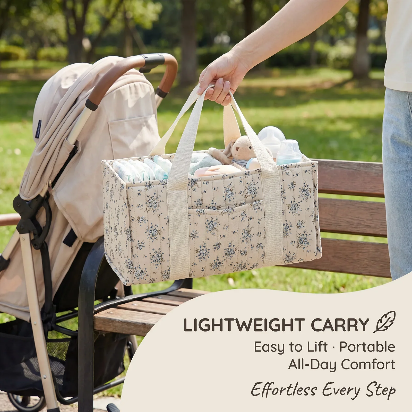 Foldable Diaper Caddy Organize - đánh giá và giá Baby Nursery Organizer