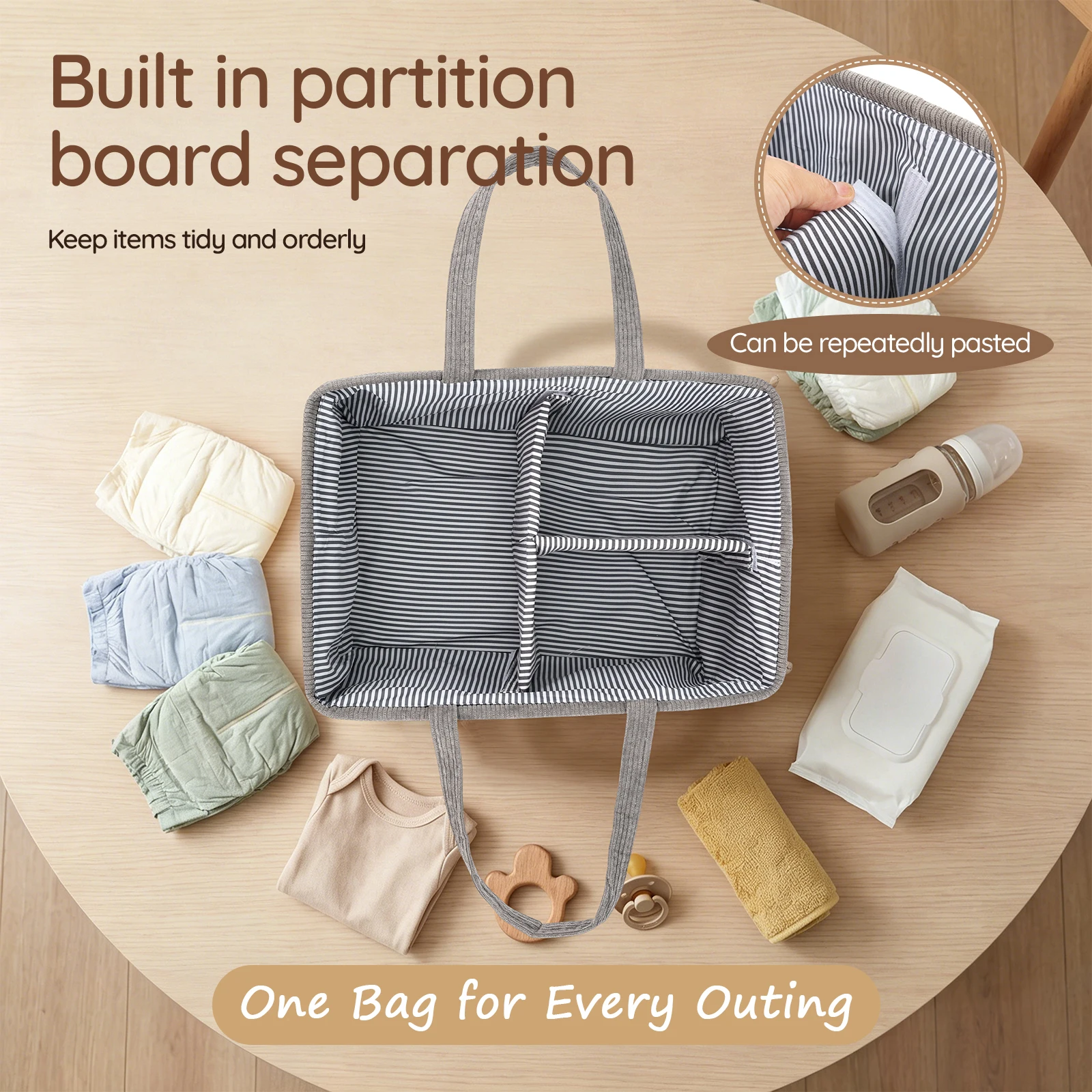 Baby Nappy Caddy Organizer Fol - đánh giá và giá Baby Nursery Organiser