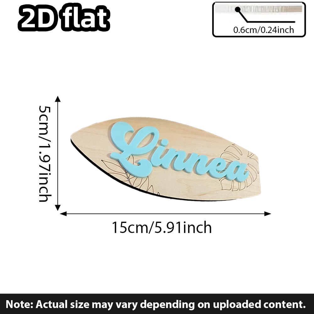 Surfboard Baby Name Signboard  - đánh giá và giá Baby Nursery Toy