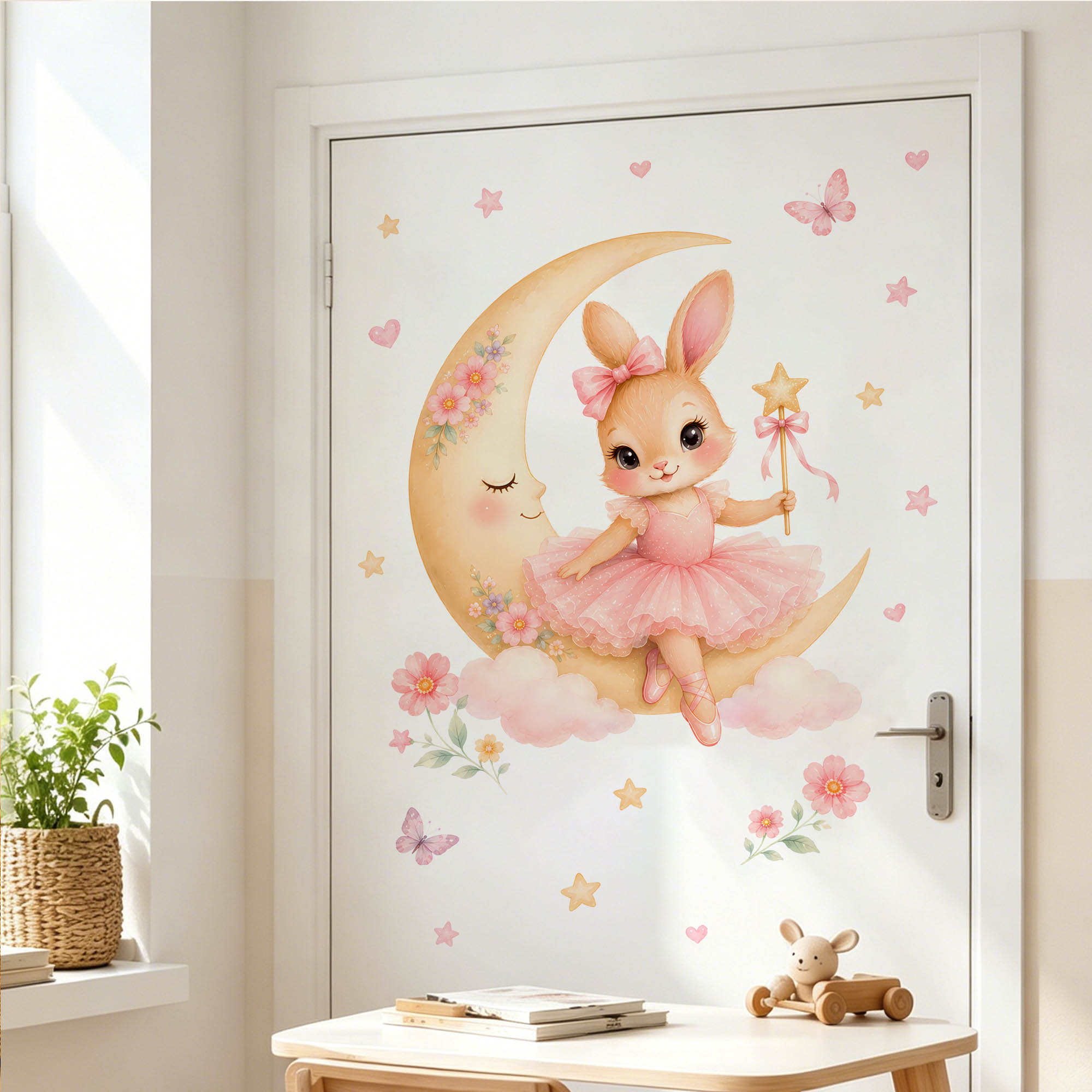 Watercolor Ballerina Bunny Moo - đánh giá và giá Baby Girl Nursery Quotes