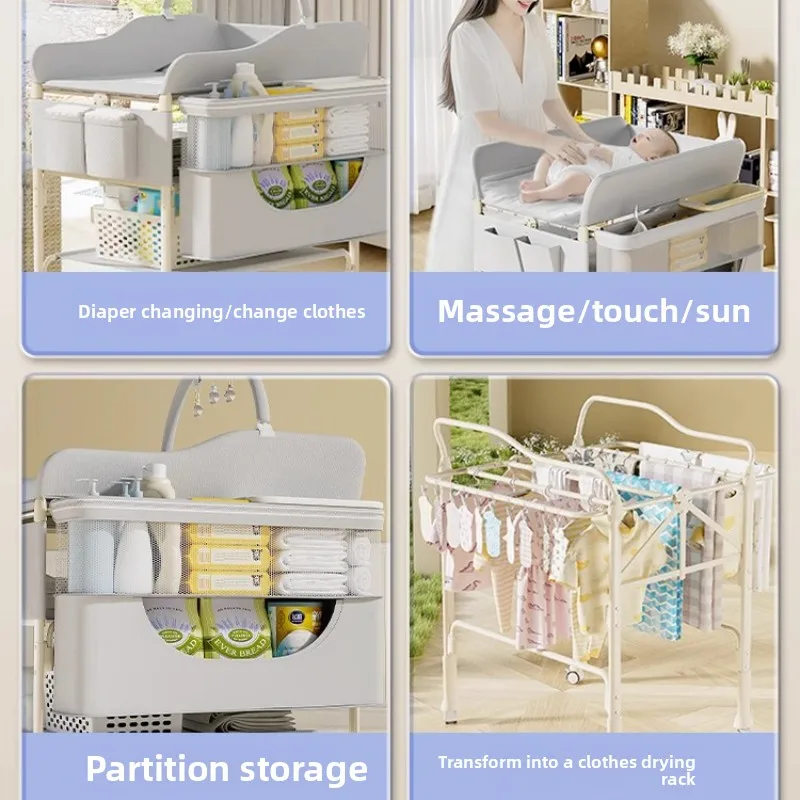 2 in 1 Baby Changing Table Cri - đánh giá và giá Baby Nursery Storage