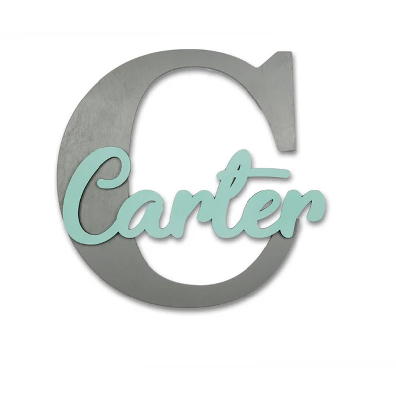 Bảng Chữ Cái Bằng Gỗ, Cho Bé Đ - đánh giá và giá Baby Nursery Letters
