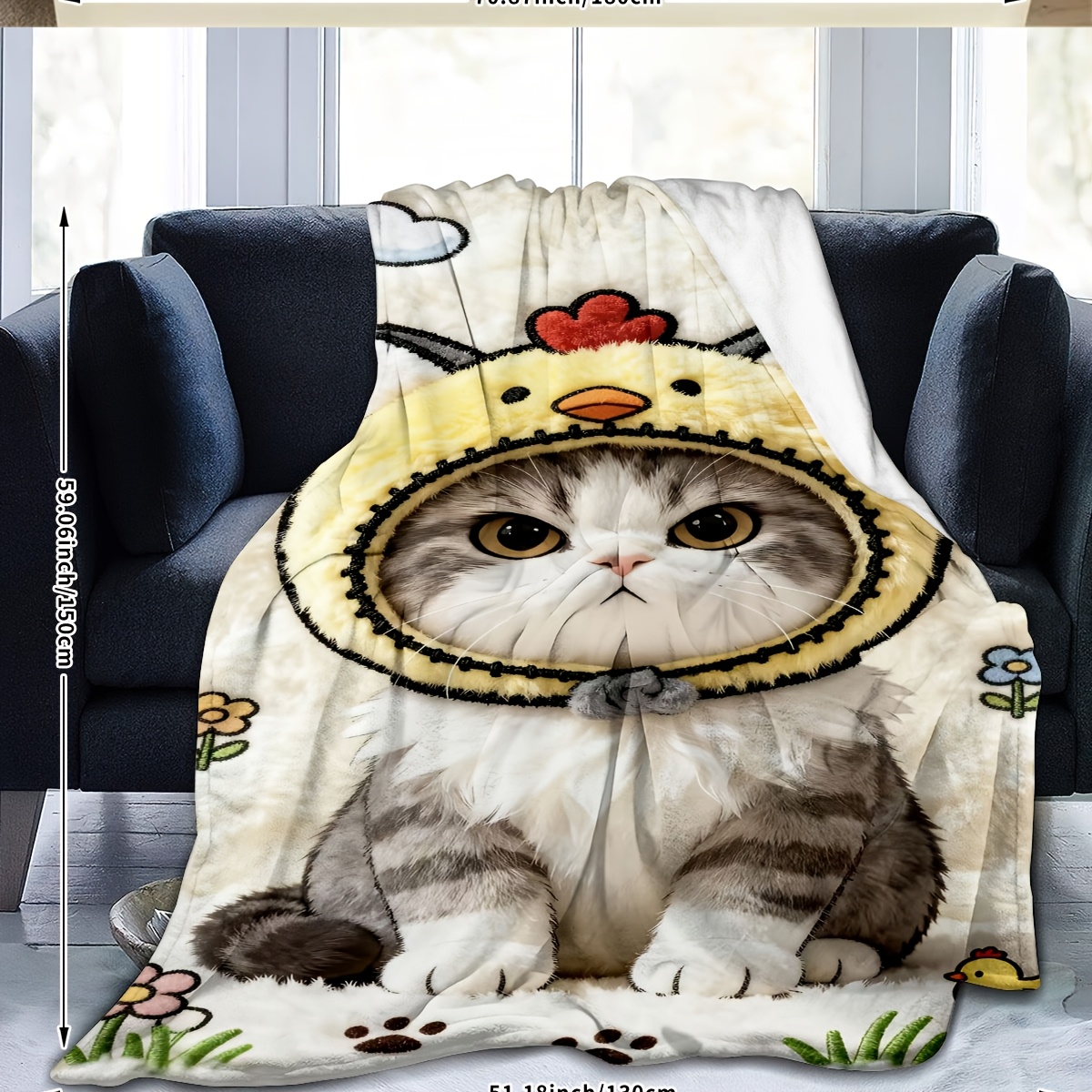 Ultra Soft Cat Cartoon Fleece  - đánh giá và giá Baby Nursery In Hospital