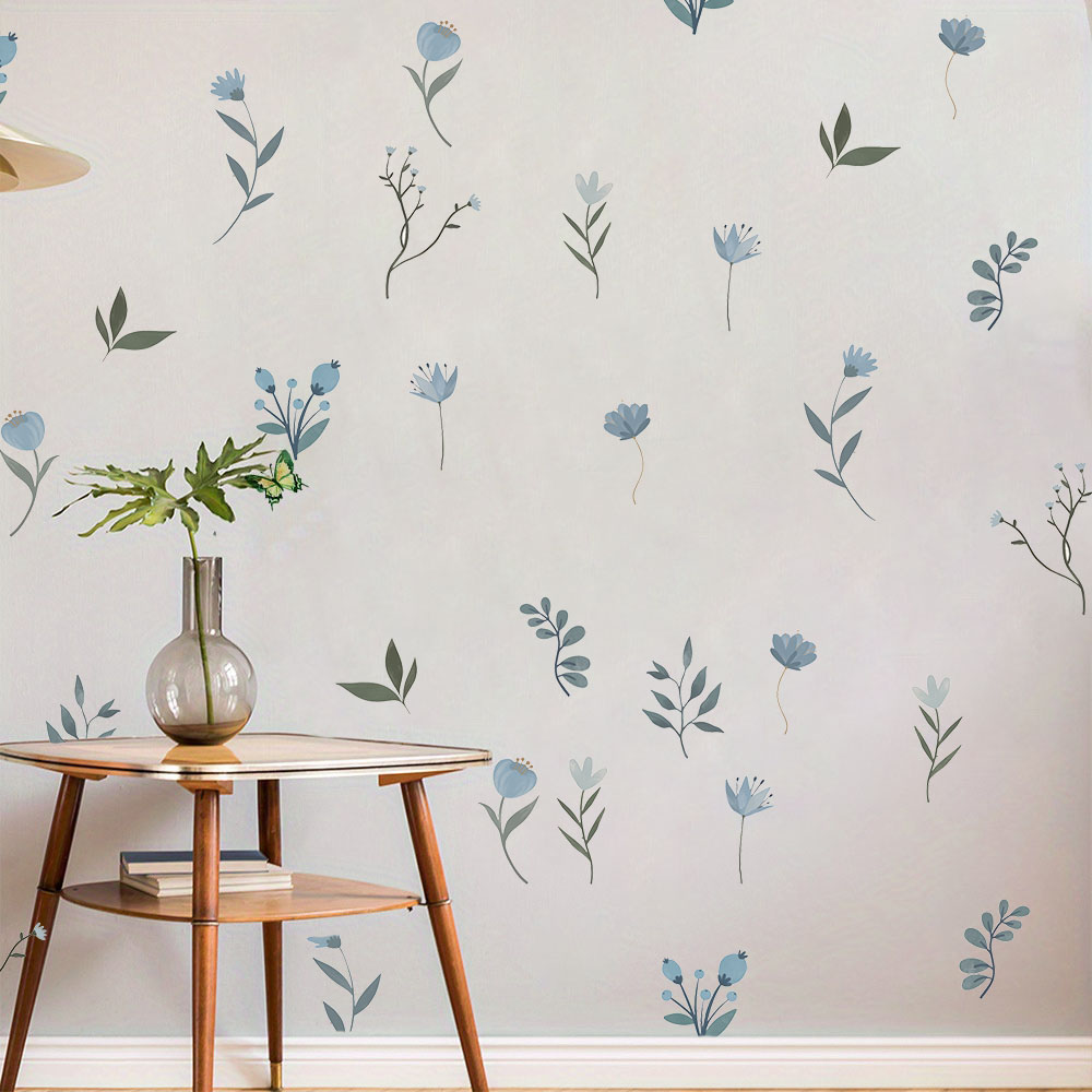 Blue Flower Wall Stickers Bota - đánh giá và giá Baby Nursery Plants