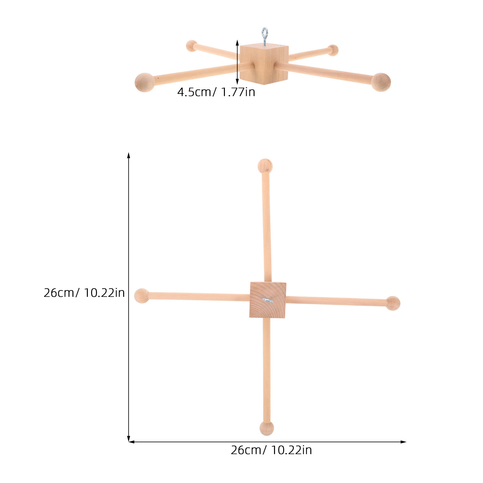 1Set Baby Mobile Kit Wooden Fr - đánh giá và giá Baby Nursery Kit