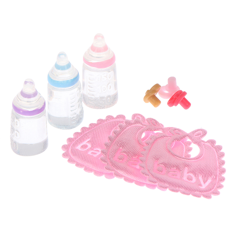 3PCS 1:12 Dolls House Miniatur - đánh giá và giá Baby Nursery Kit