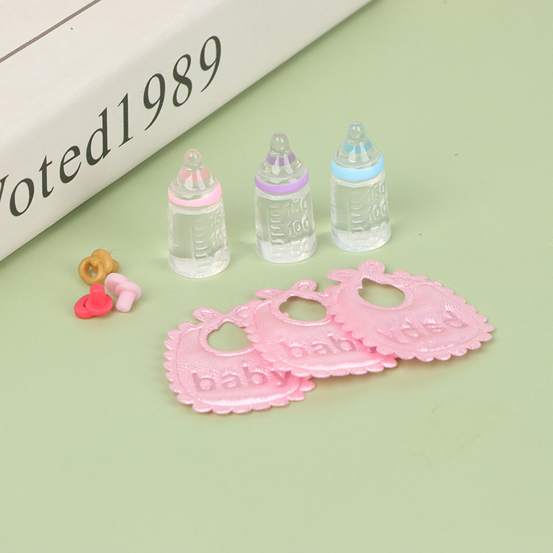 3PCS 1:12 Dolls House Miniatur - đánh giá và giá Baby Nursery Kit