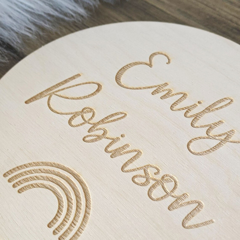 Engraved wood Nursery name sig - đánh giá và giá Baby Nursery Name Wall Art