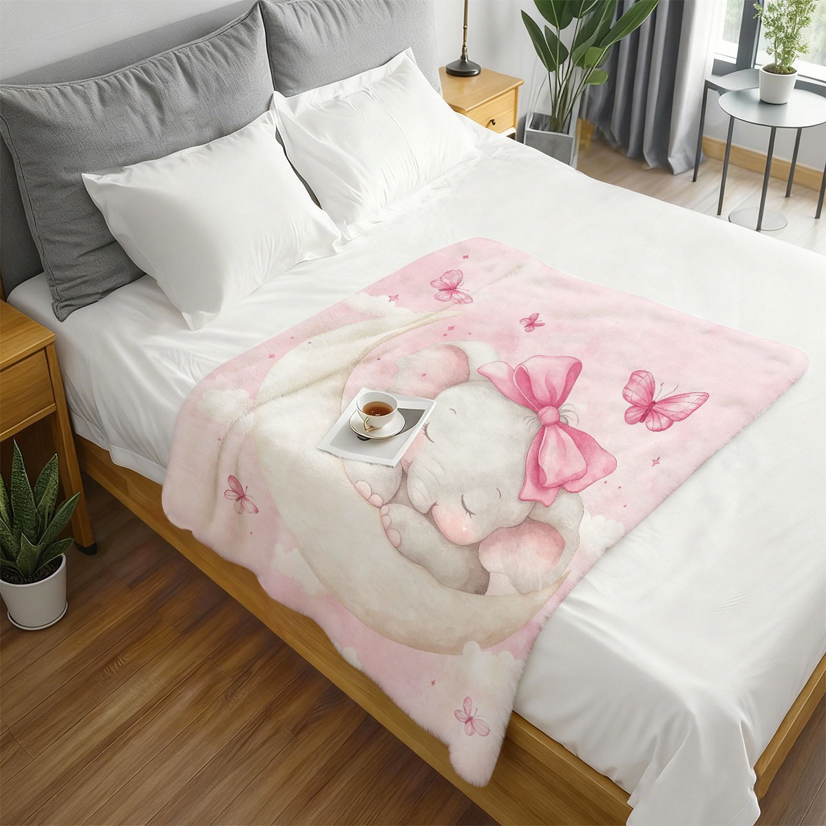 Plush Baby Elephant Moon Blank - đánh giá và giá Baby Nursery In Hospital