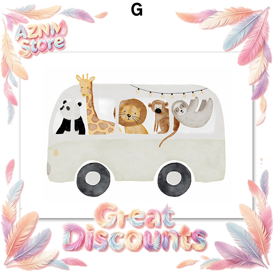 Boho Animals Friend Elephant R - đánh giá và giá Baby Nursery Animal Prints
