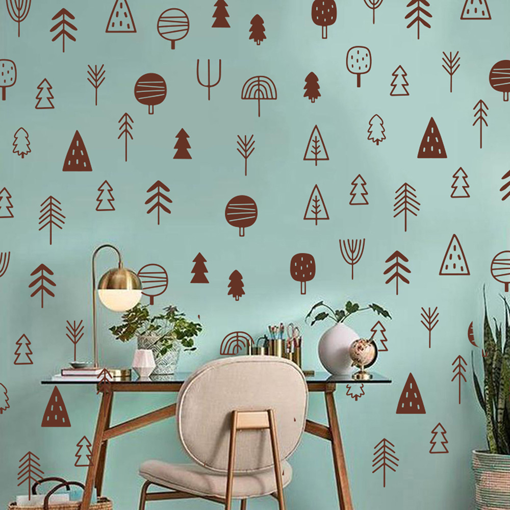Nordic Woodland Tree Wall Stic - đánh giá và giá Baby Nursery Plants