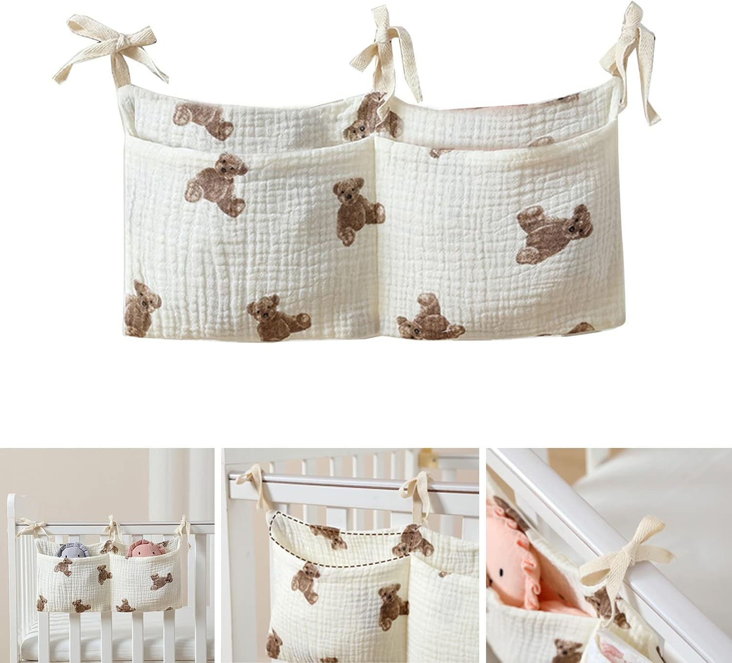 Baby Crib Organizer Cot Caddy  - đánh giá và giá Baby Nursery Organizer