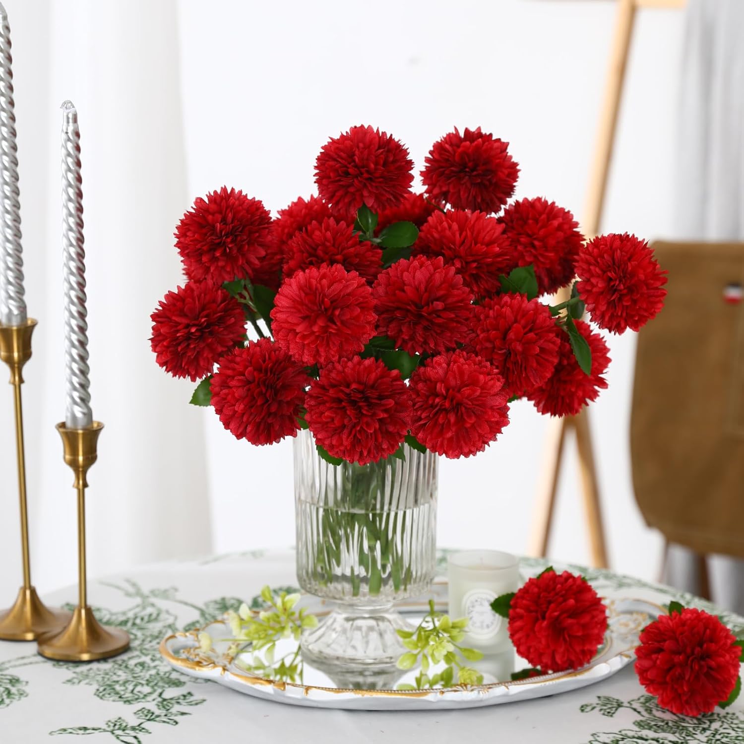 5/10Pcs Silk Ball Chrysanthemu - đánh giá và giá Baby Nursery Decor Ideas