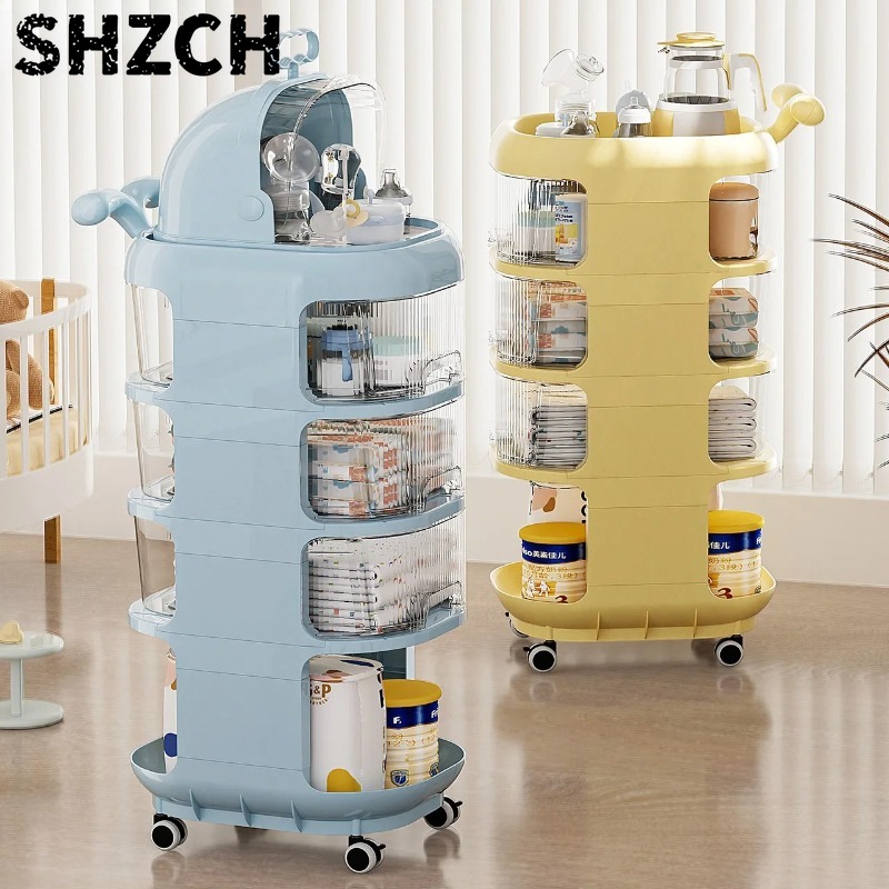 3-Tier Baby Organizer Cart wit - đánh giá và giá Baby Nursery Organizer
