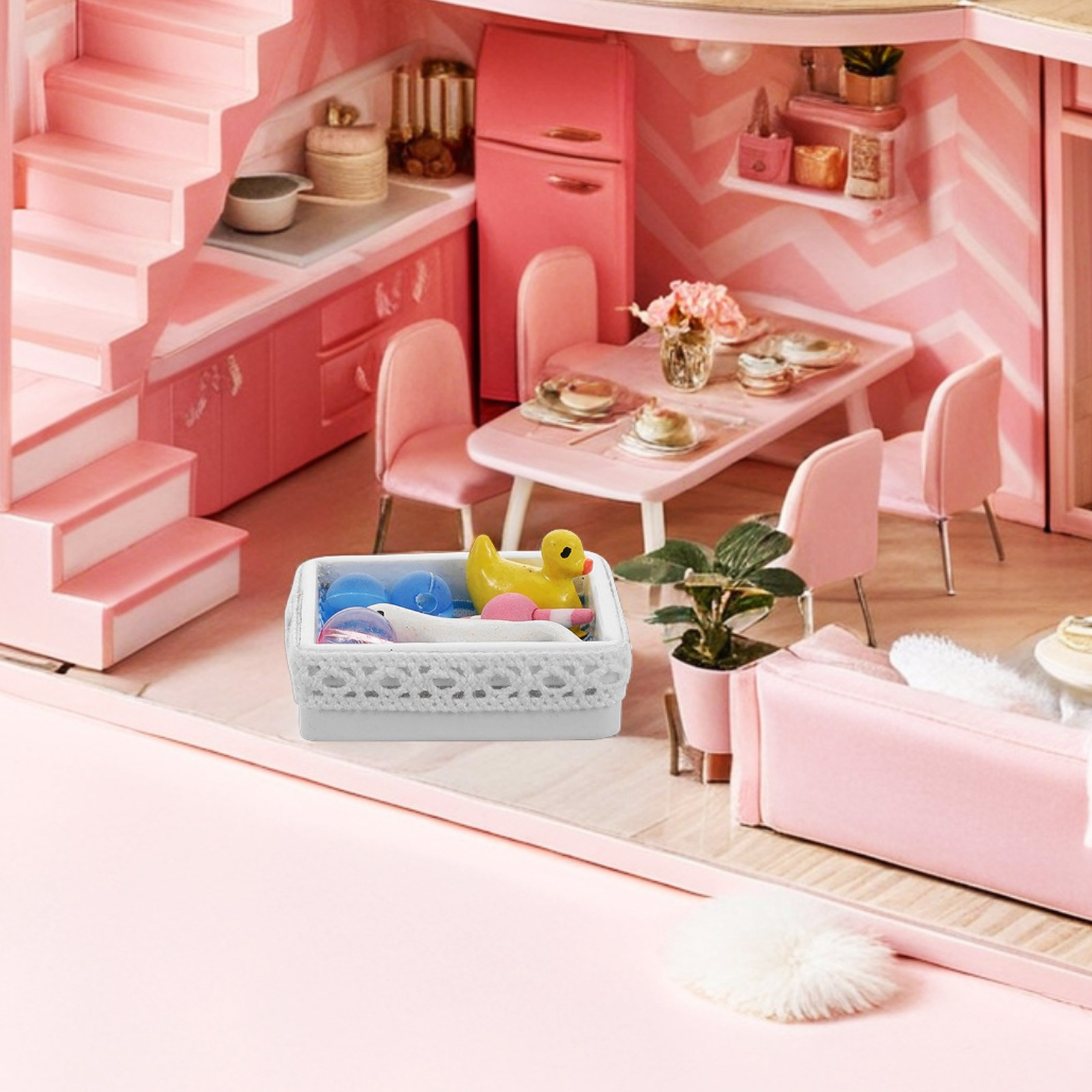 Miniature Bath Storage Box 1 1 - đánh giá và giá Baby Nursery Kit