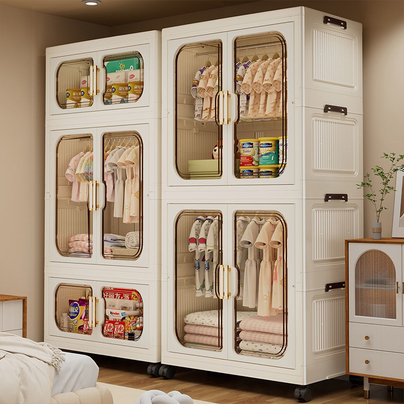 Colorful Foldable Kids Wardrob - đánh giá và giá Baby Nursery Organizer