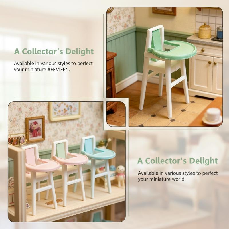 Miniature 1/12 Scale Dollhouse - đánh giá và giá Baby Nursery Decor Ideas
