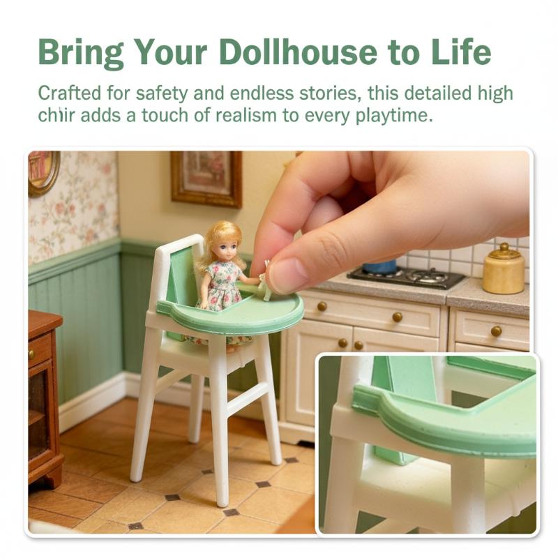 Miniature 1/12 Scale Dollhouse - đánh giá và giá Baby Nursery Decor Ideas