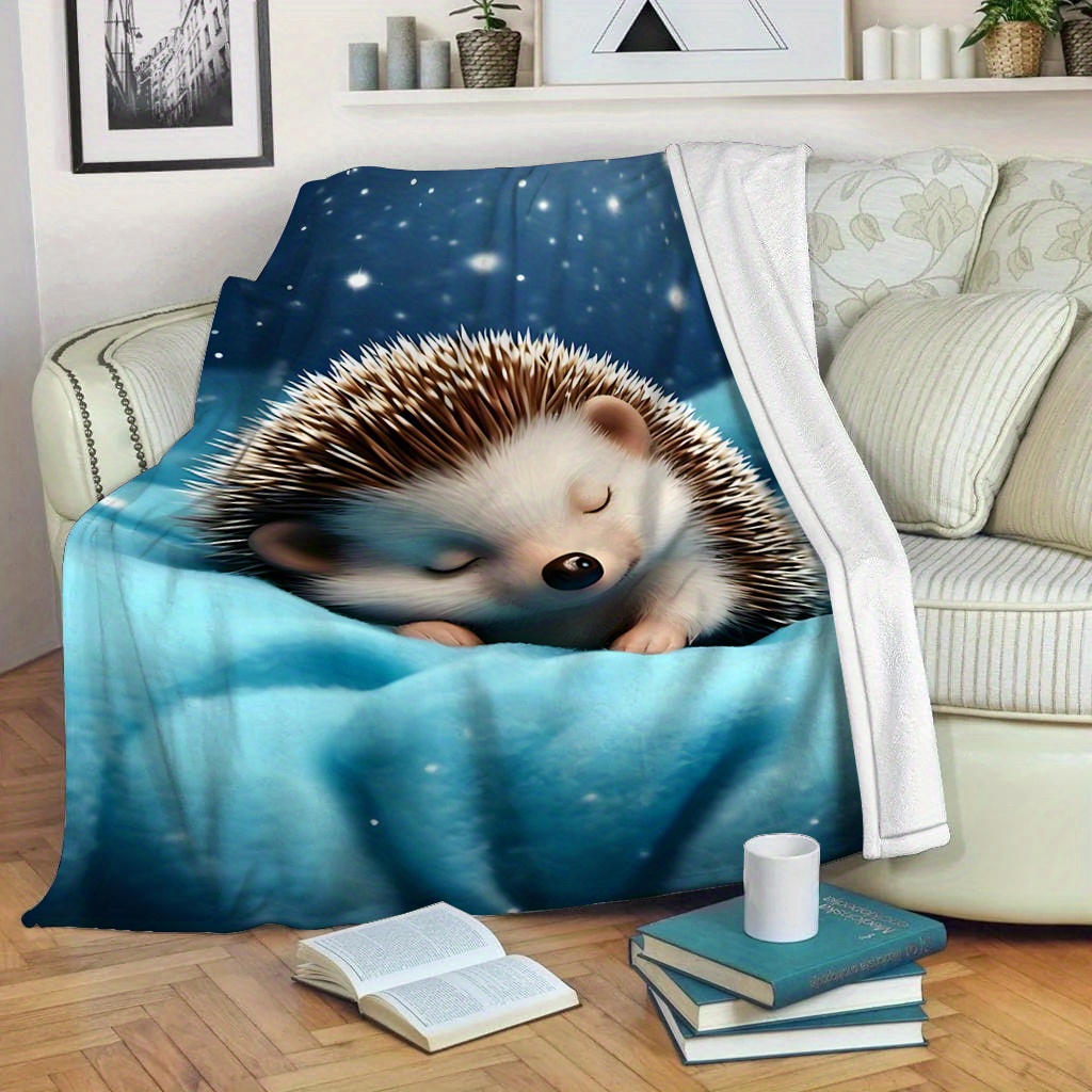 Cute Hedgehog Nursery Blanket  - đánh giá và giá Baby Nursery In Hospital