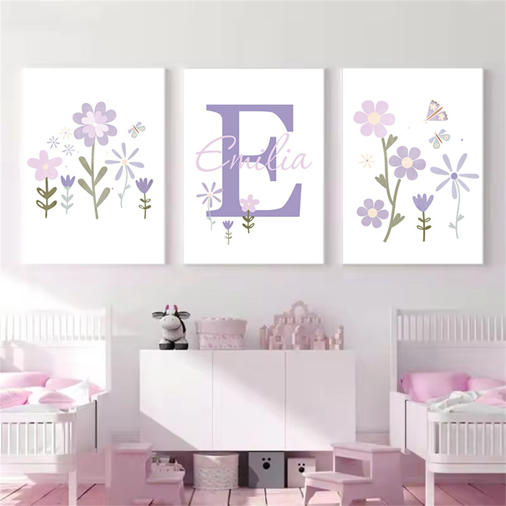 Baby Girl Name Custom Poster P - đánh giá và giá Baby Nursery Name Wall Art