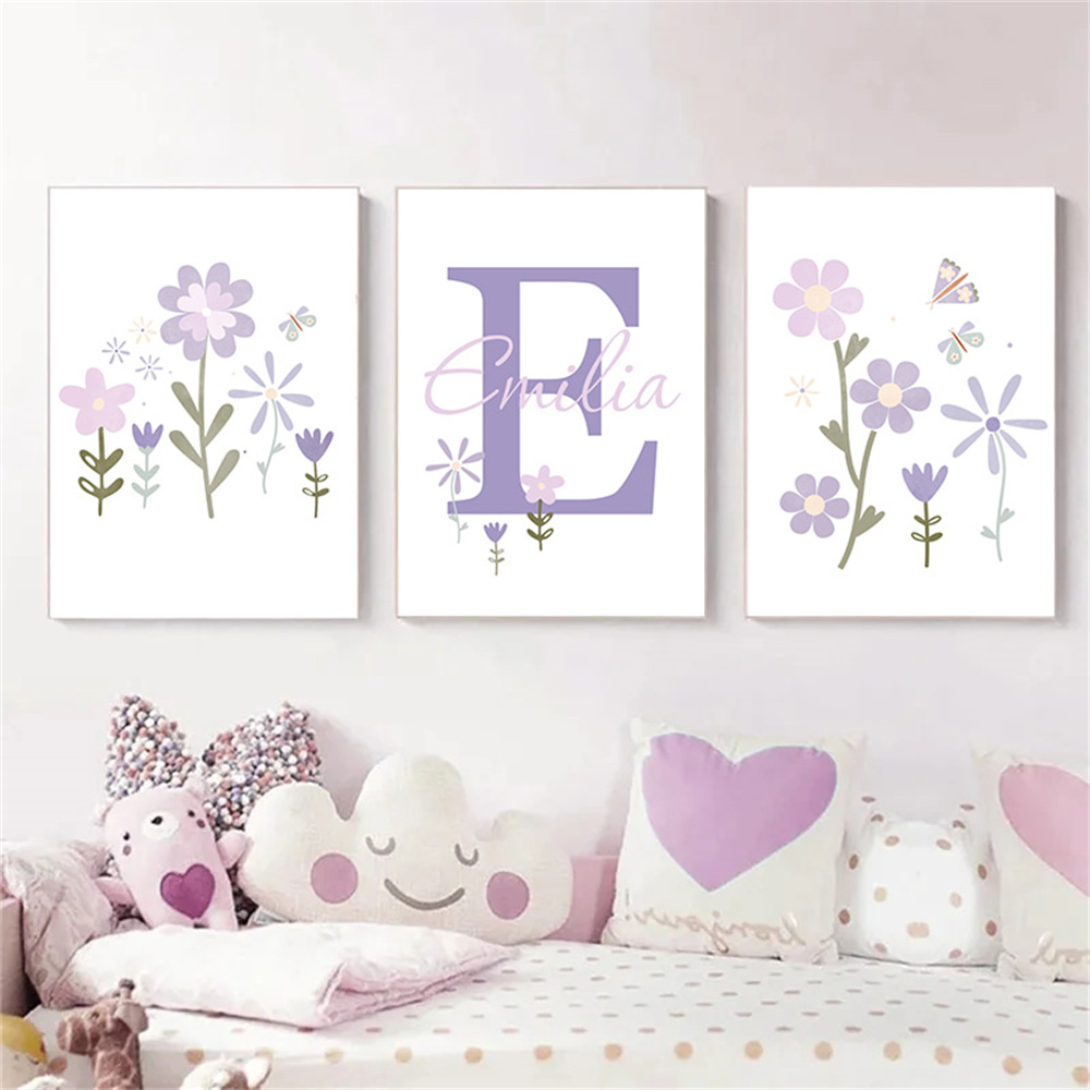 Baby Girl Name Custom Poster P - đánh giá và giá Baby Nursery Name Wall Art