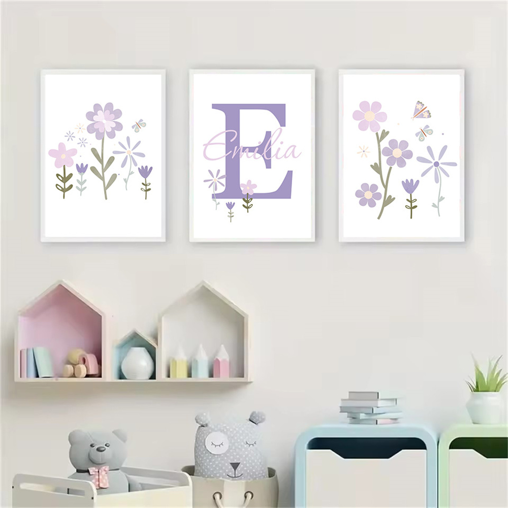 Baby Girl Name Custom Poster P - đánh giá và giá Baby Nursery Name Wall Art