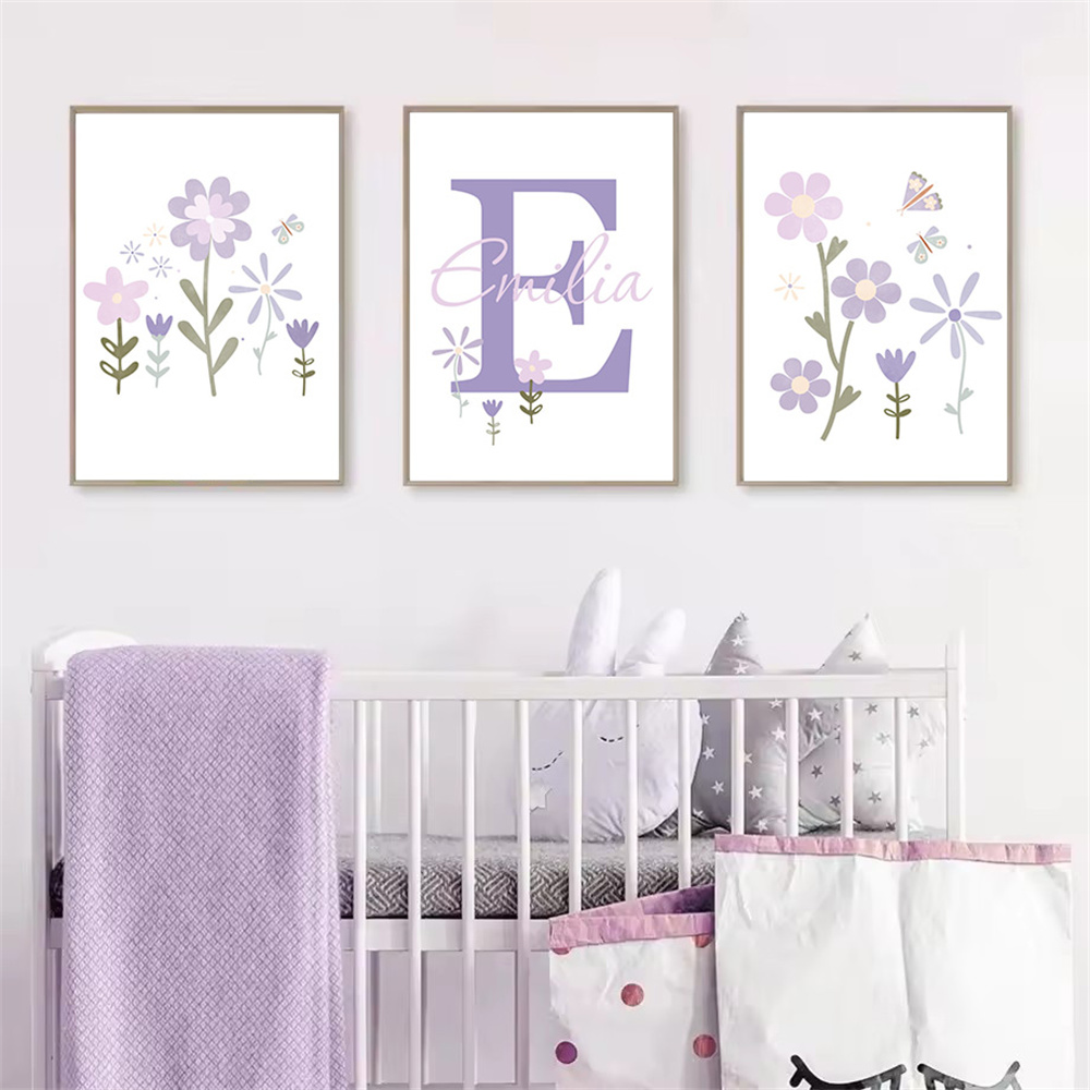 Baby Girl Name Custom Poster P - đánh giá và giá Baby Nursery Name Wall Art