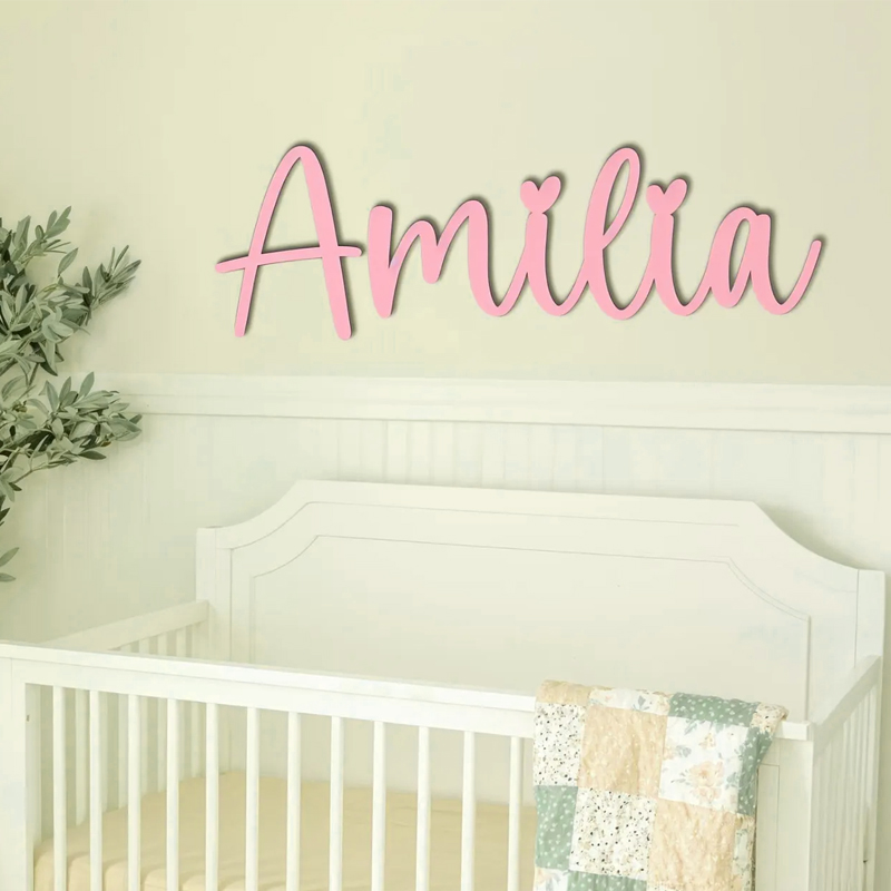 Personalised Wooden Name Sign  - đánh giá và giá Baby Nursery Name Wall Art