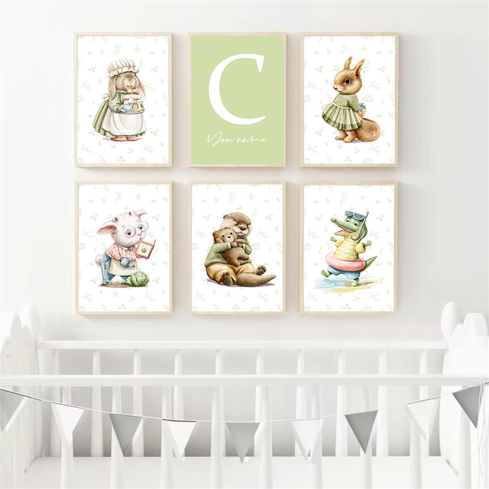 Baby Custom Name Poster Giraff - đánh giá và giá Baby Nursery Name Wall Art
