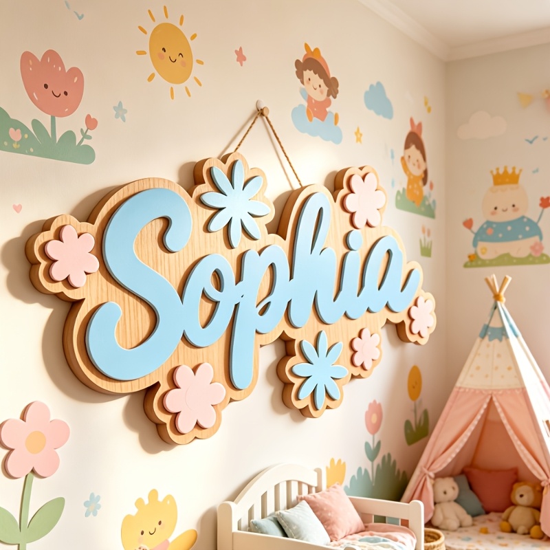 Personalized Floral Themed Nam - đánh giá và giá Baby Nursery Toy