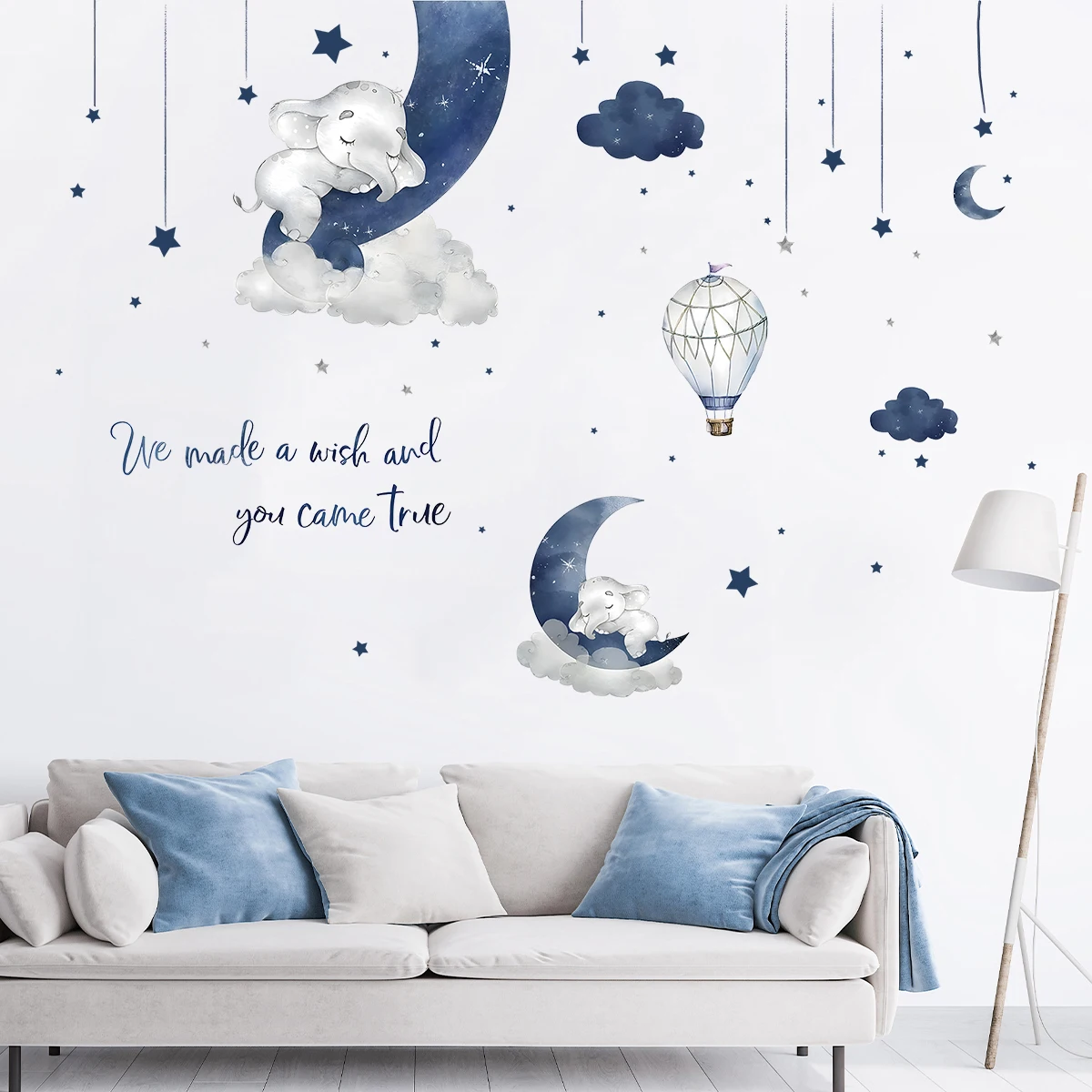 1Pc Cartoon Animal Elephant Wa - đánh giá và giá Baby Girl Nursery Quotes