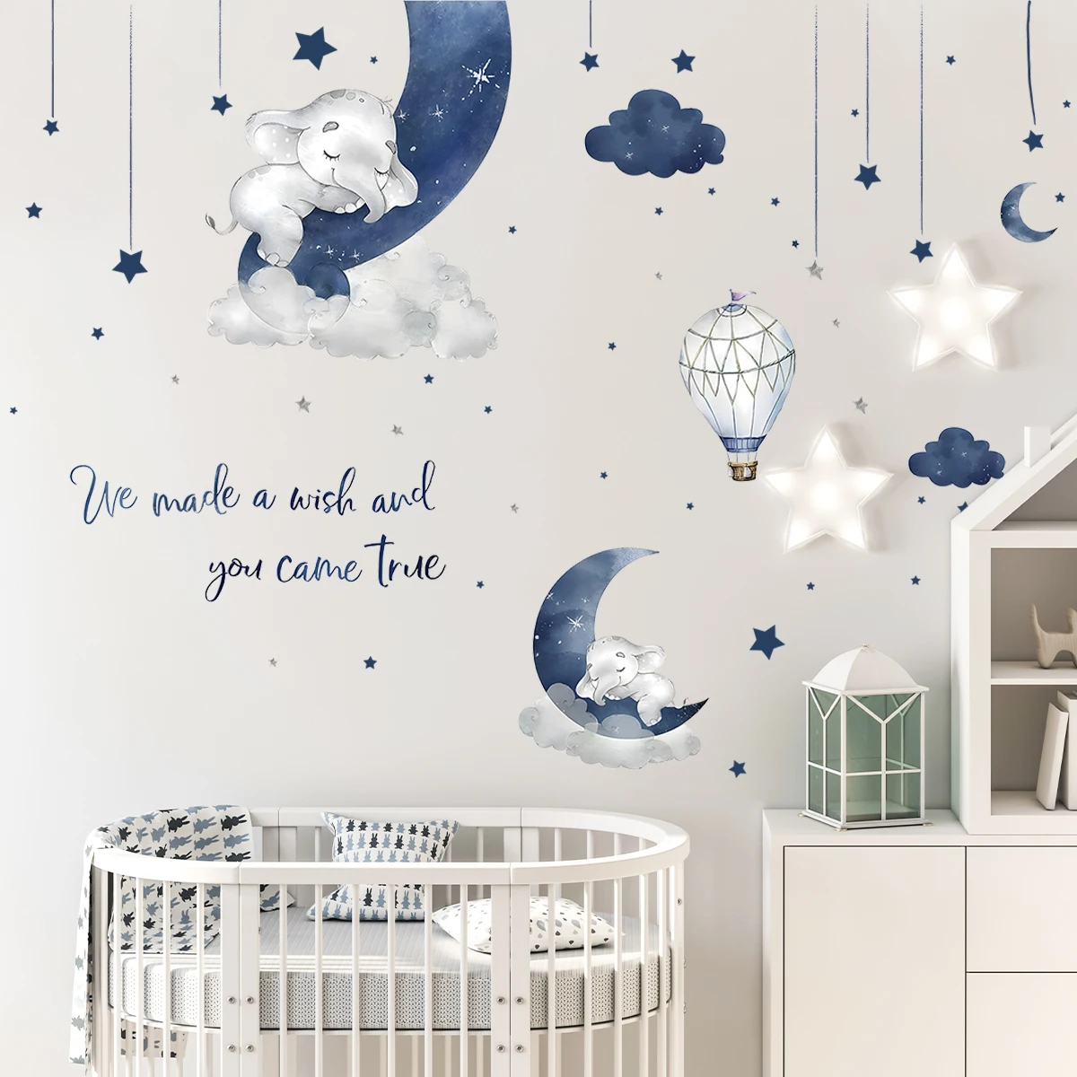 1Pc Cartoon Animal Elephant Wa - đánh giá và giá Baby Girl Nursery Quotes