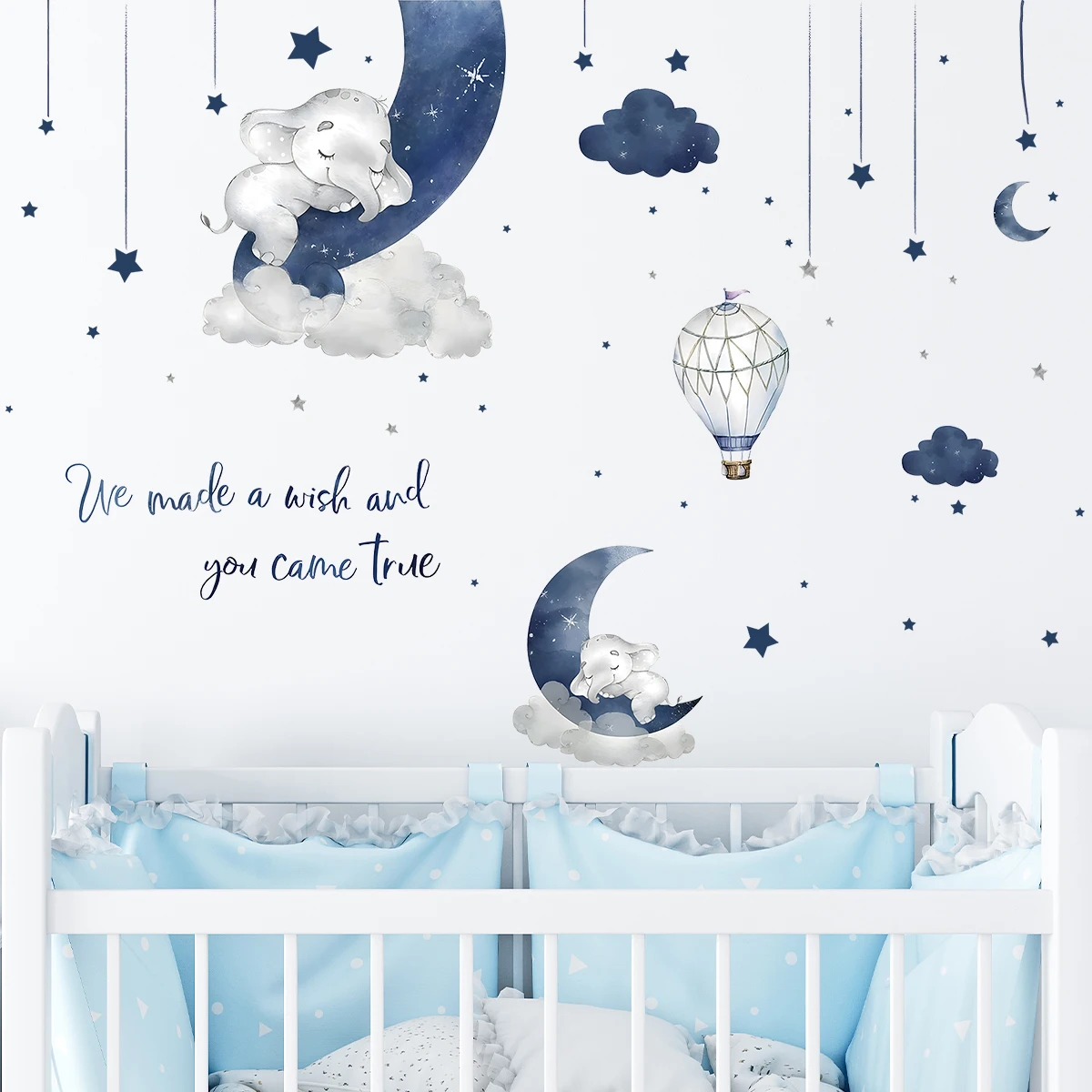 1Pc Cartoon Animal Elephant Wa - đánh giá và giá Baby Girl Nursery Quotes