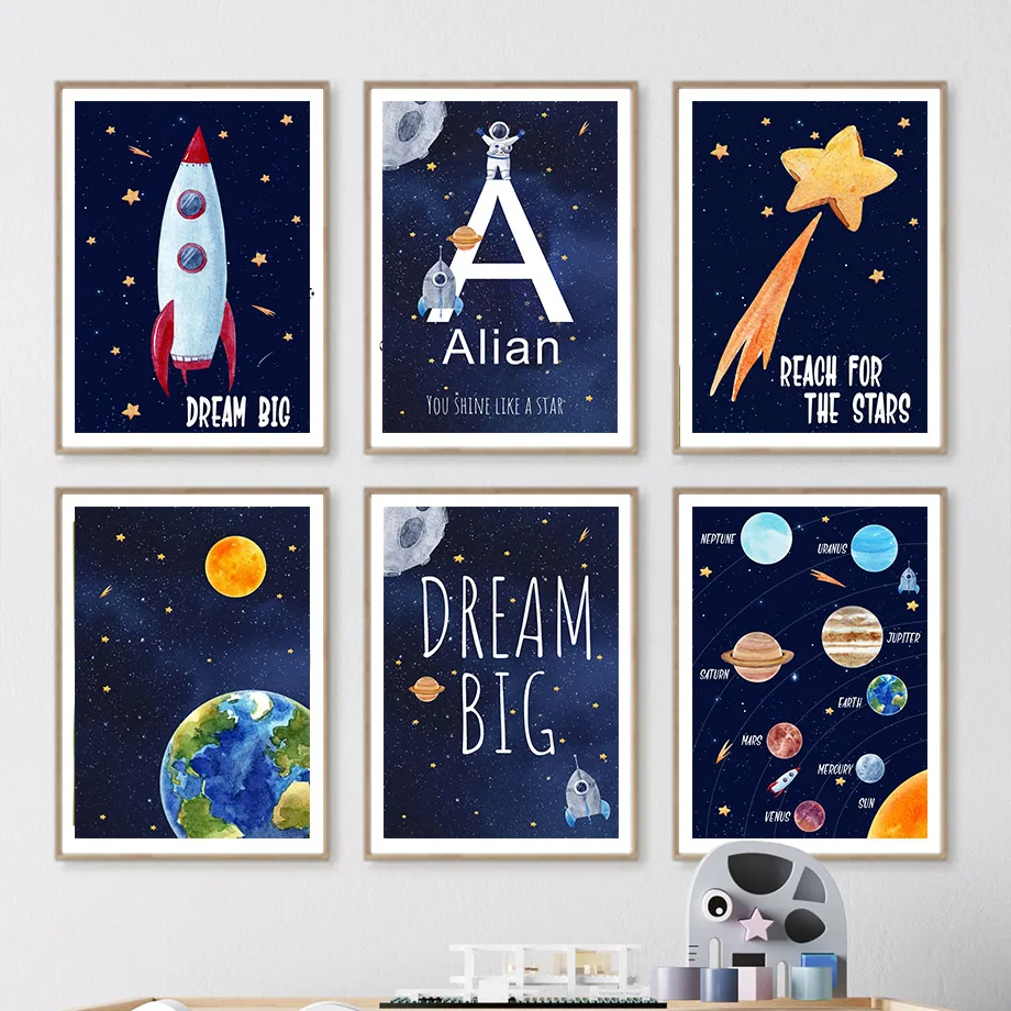 1pc Canvas painting  Custom Na - đánh giá và giá Baby Nursery Name Wall Art