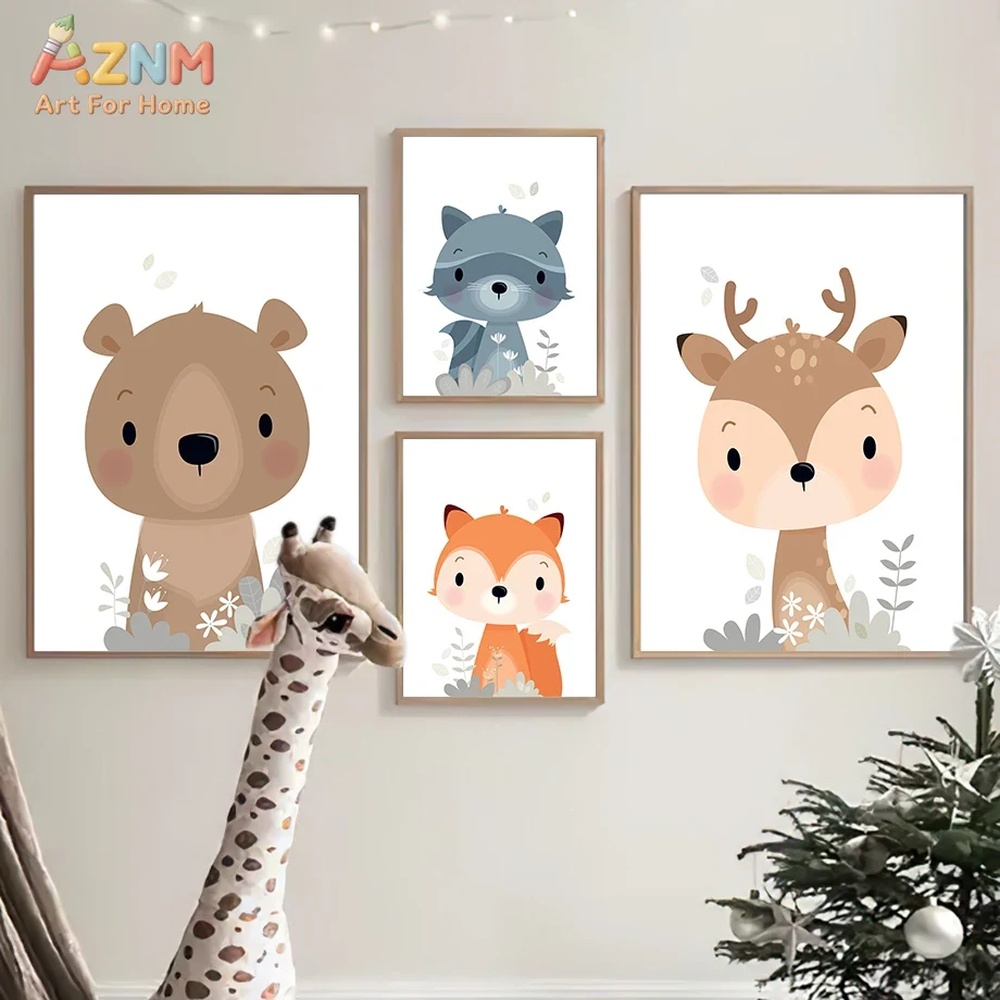 AZNM Cute Woodland Forest Anim - đánh giá và giá Baby Nursery Plants